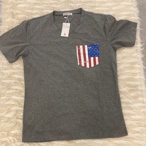 H2H t shirt American flag small
